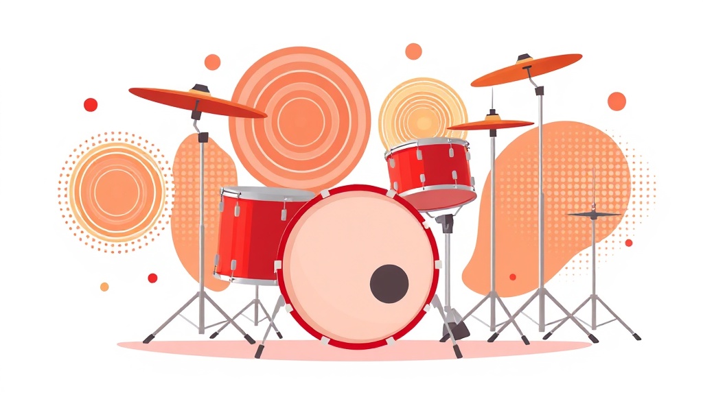 Online Drum Classes for Kids & Teens illustration