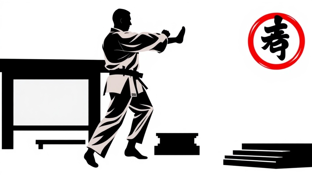 Online Karate Classes for Kids & Teens illustration